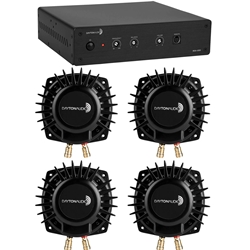 Dayton Audio BSA-200 Amp with 4 BST-1 Bass Shakers Bundle
